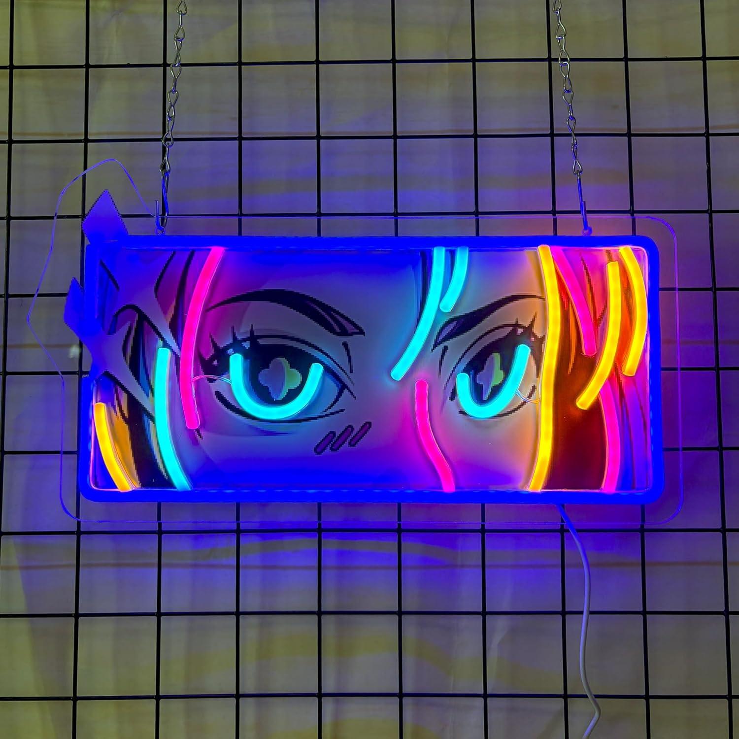 Garage Lighting Decor - Passionate Eyes Neon Sign USB Dimmable