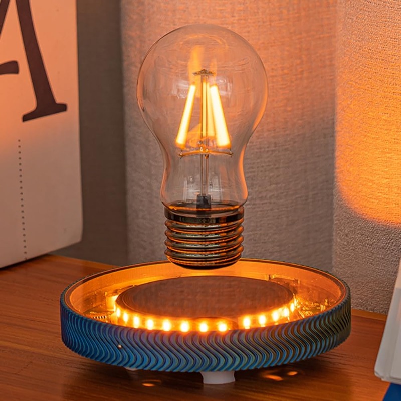 Led Moon Lamp - Levitating Floating Wireless LED Light Bulb
