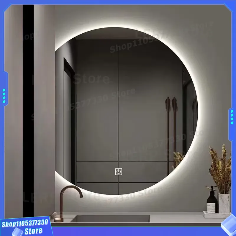 Modern LED Wall Mirror Semicir - Decor Lighting Solution recension och pris