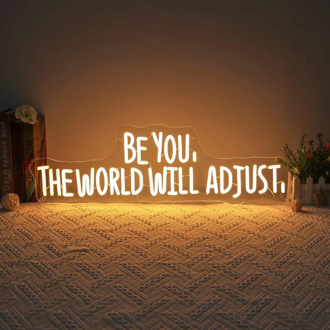 Be You The World Will Adjust N - Outdoor Lighting Decor Ideas recension och pris
