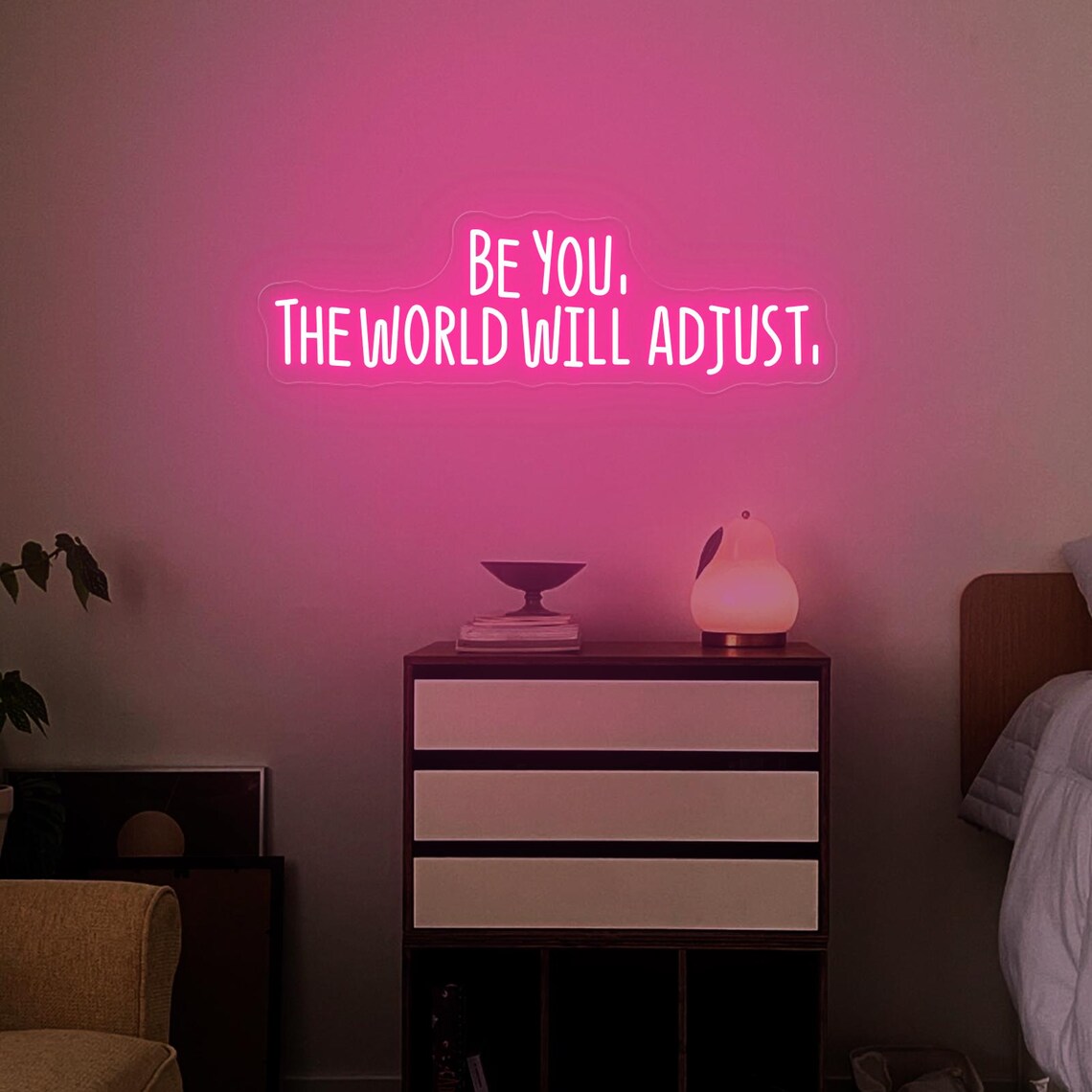 Be You The World Will Adjust N - Outdoor Lighting Decor Ideas recension och pris