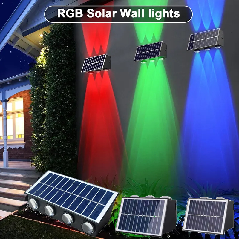 Outdoor Solar Fence Lights Sol - Garage Lighting Decor recension och pris