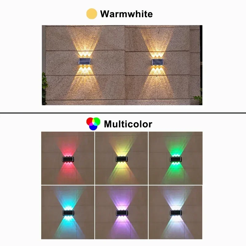 Outdoor Solar Fence Lights Sol - Garage Lighting Decor recension och pris