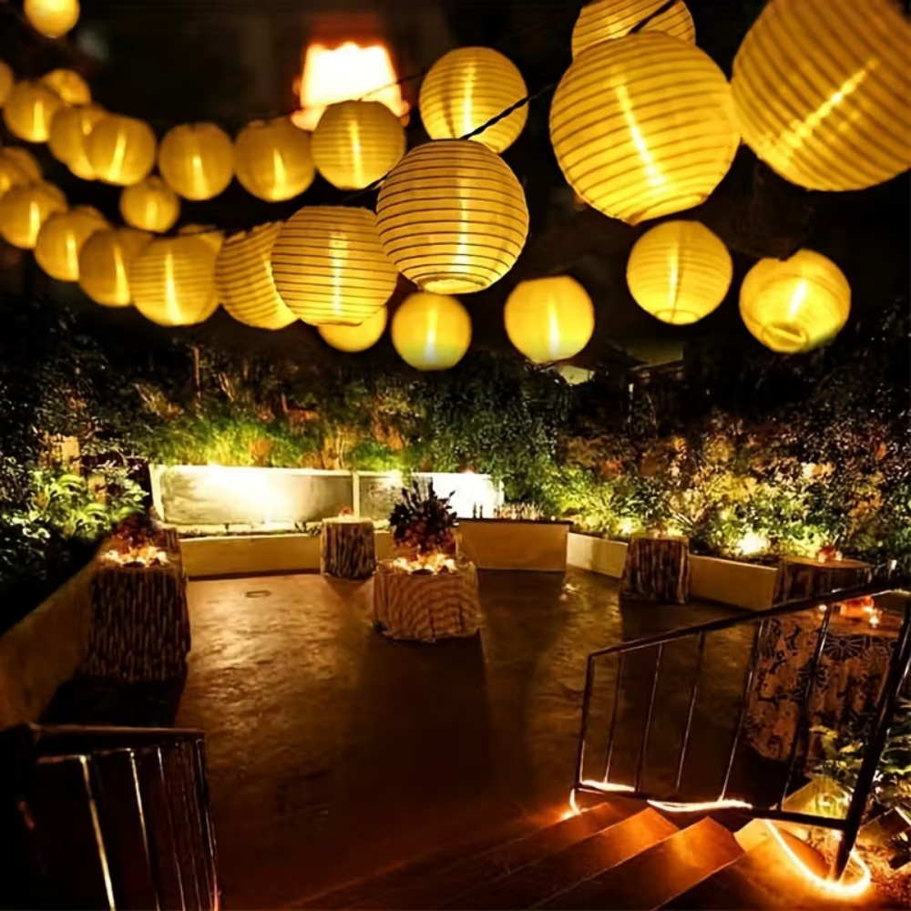 10LED/20LED Paper Lantern Stri - Lantern Paper Solar recension och pris