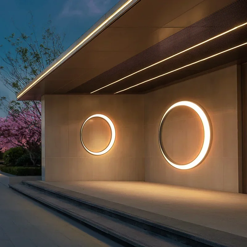 Modern Outdoor Waterproof Moon - Lighting Decoration On Wall recension och pris