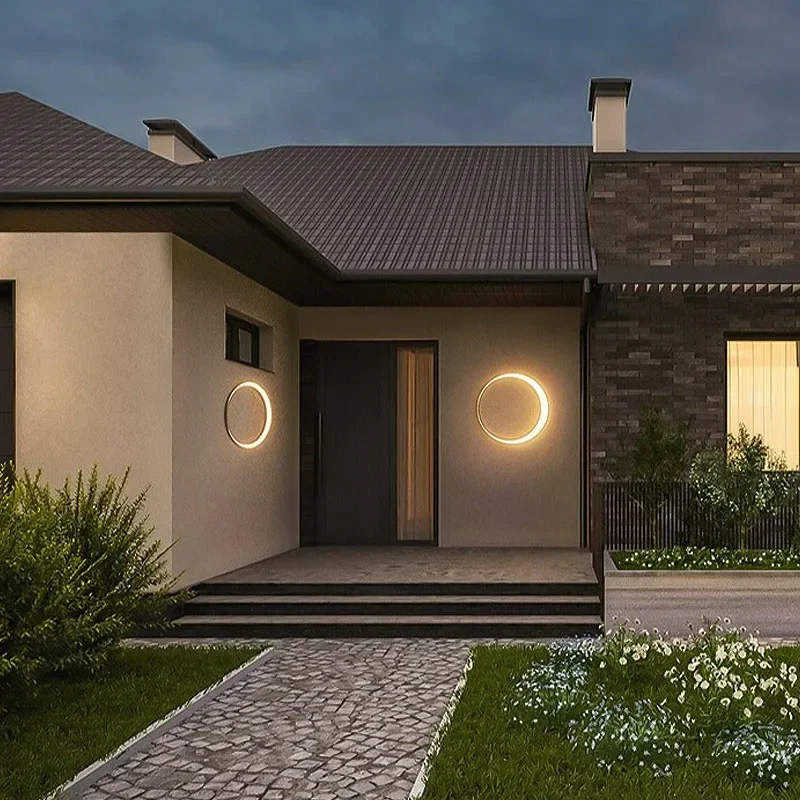 Modern Outdoor Waterproof Moon - Lighting Decoration On Wall recension och pris