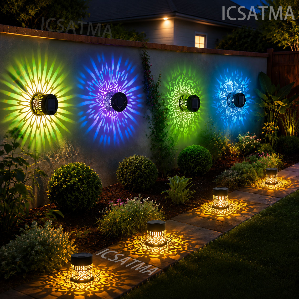 Solar Mandala Wall Light LED G - Lighting Decoration On Wall recension och pris
