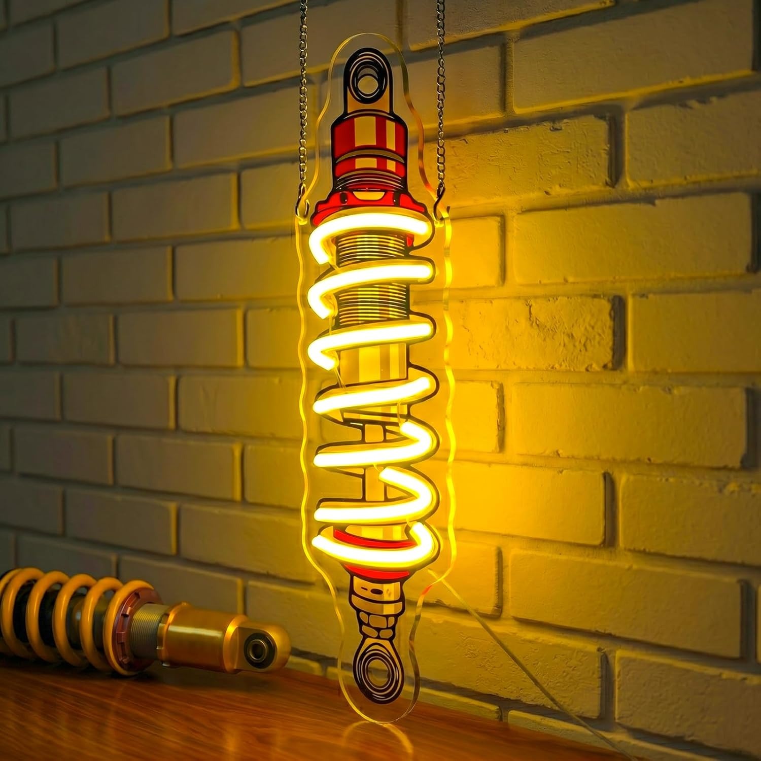 Shock Absorber LED Neon Light  - Garage Lighting Decor recension och pris