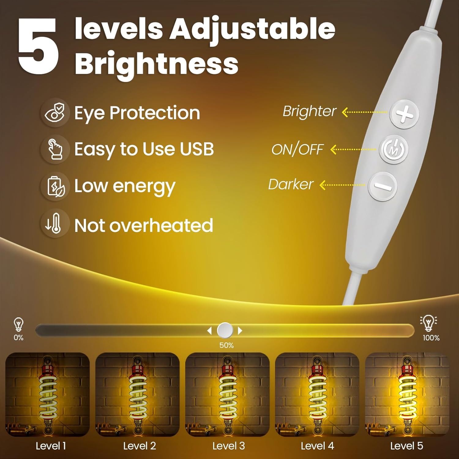 Shock Absorber LED Neon Light  - Garage Lighting Decor recension och pris