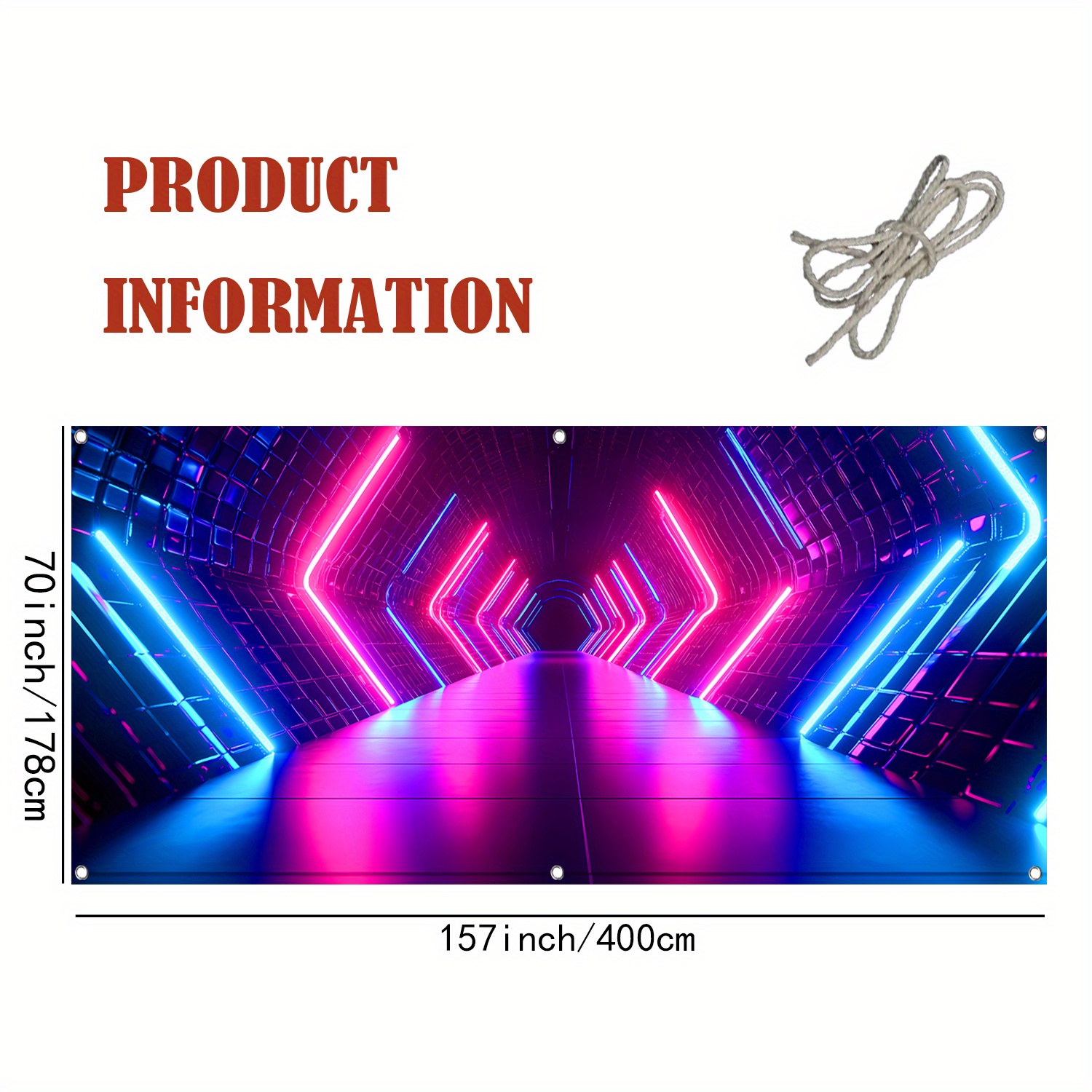1 PC Creative Future Time Tunn - Garage Lighting Decor recension och pris