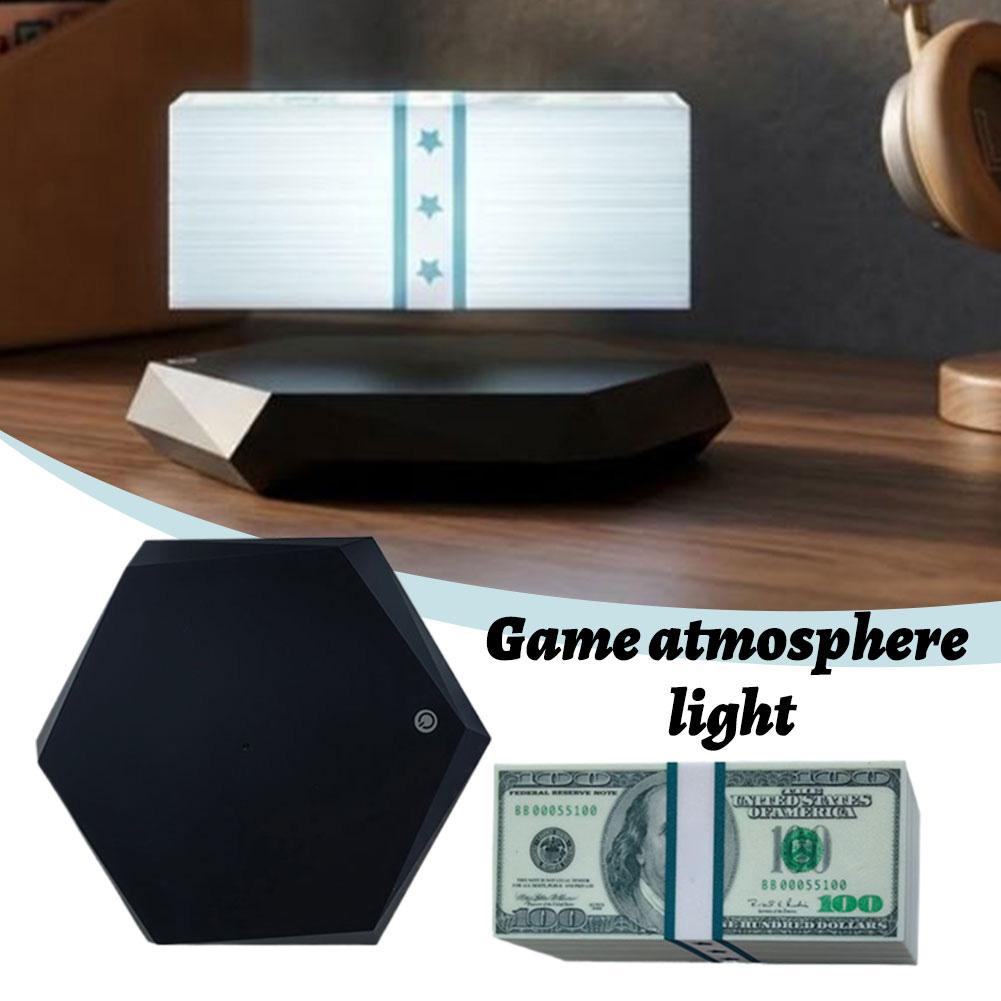 Magnetic Levitation Game Cash  - Led Moon Lamp recension och pris