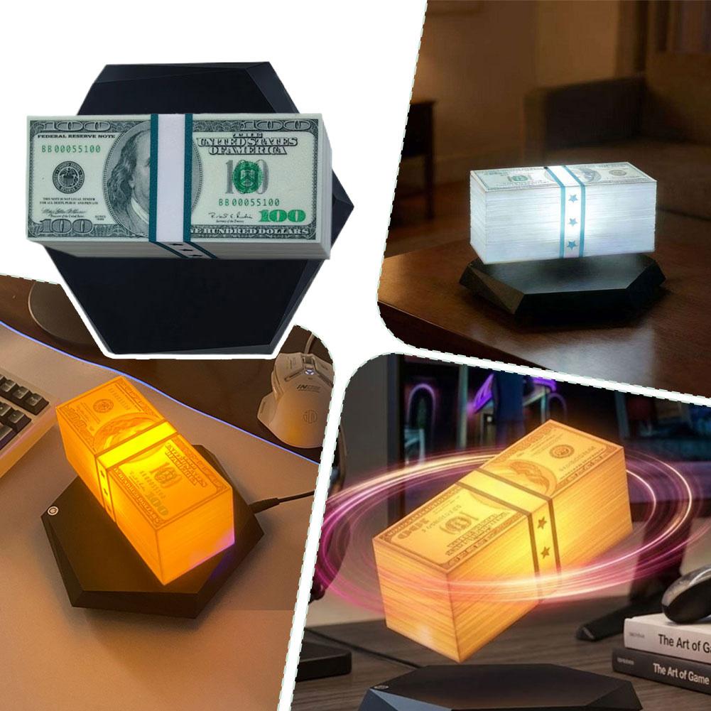 Magnetic Levitation Game Cash  - Led Moon Lamp recension och pris