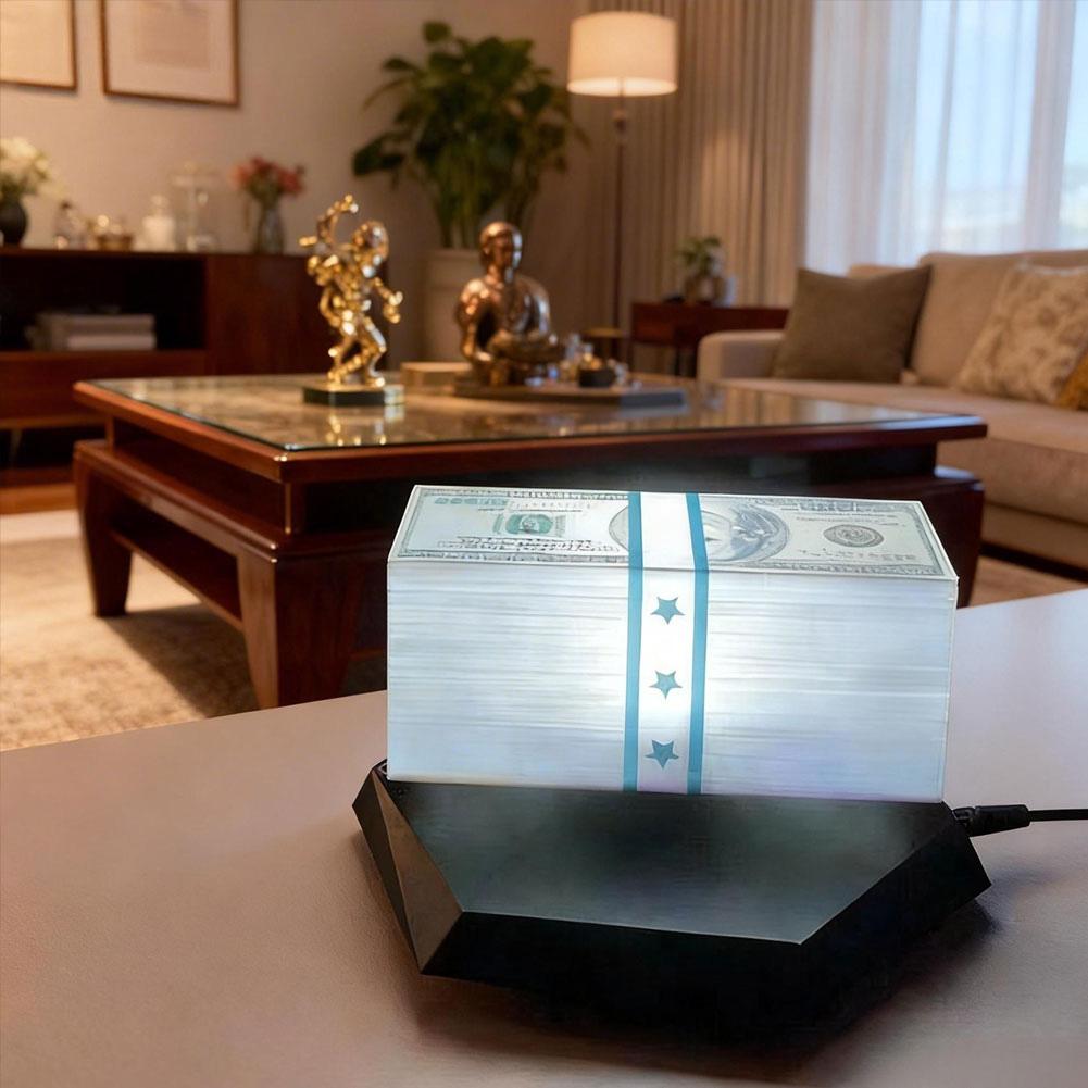 Magnetic Levitation Game Cash  - Led Moon Lamp recension och pris