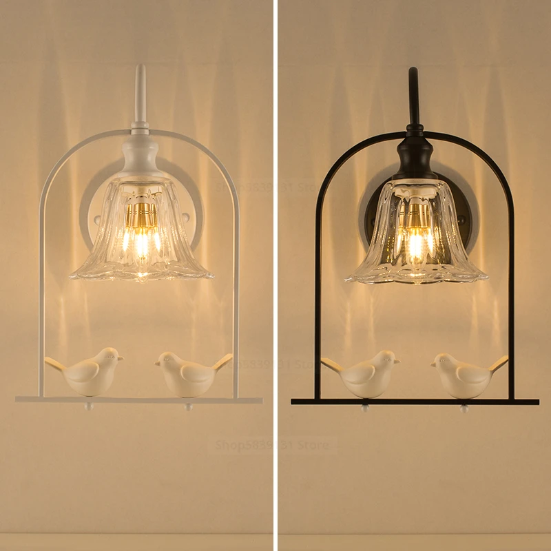 Nordic Creative Bird LED Wall  - Foyer Lighting Wall Decor recension och pris