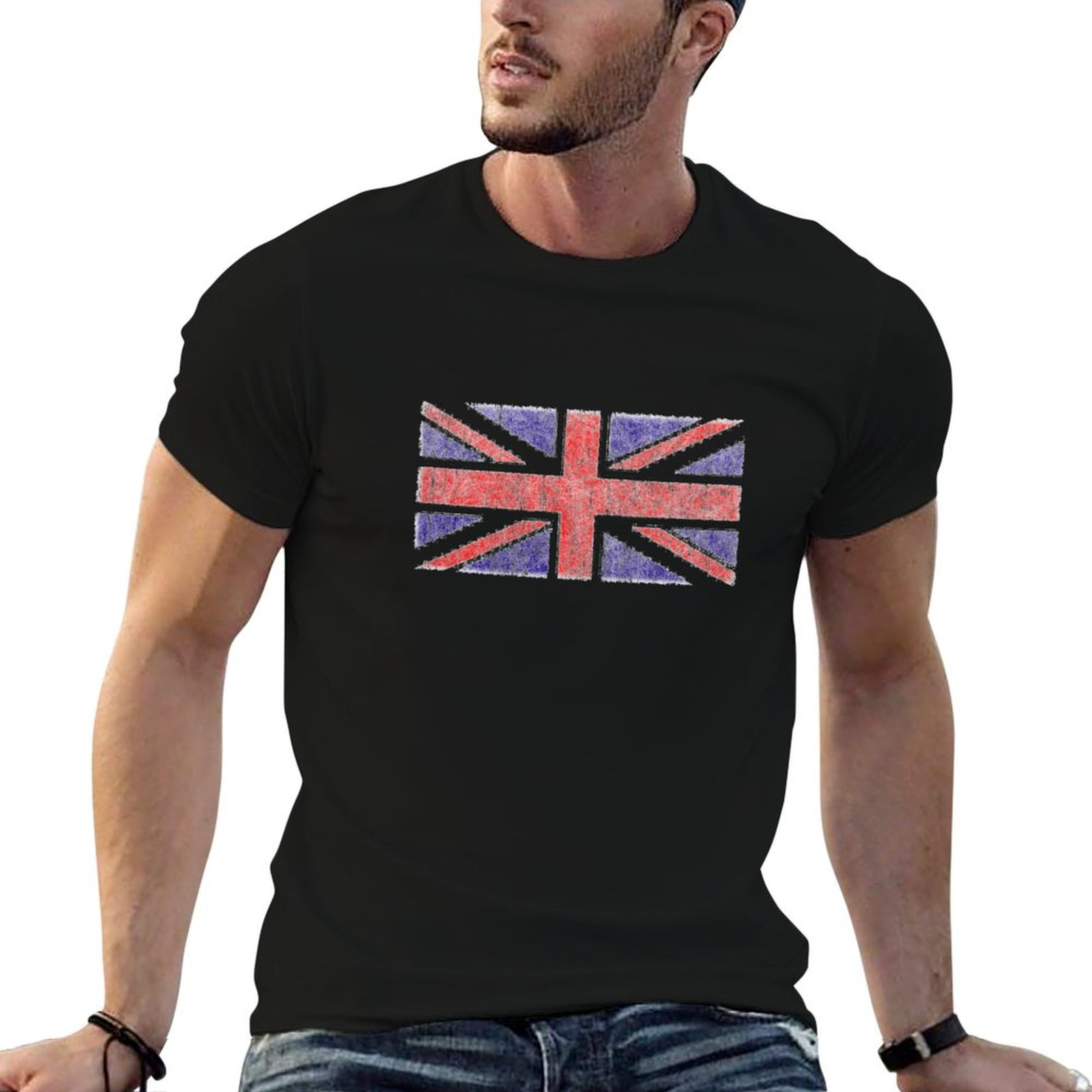 Vintage UK Union Jack Flag T-S - Union Lighting & Decor Collabs recension och pris