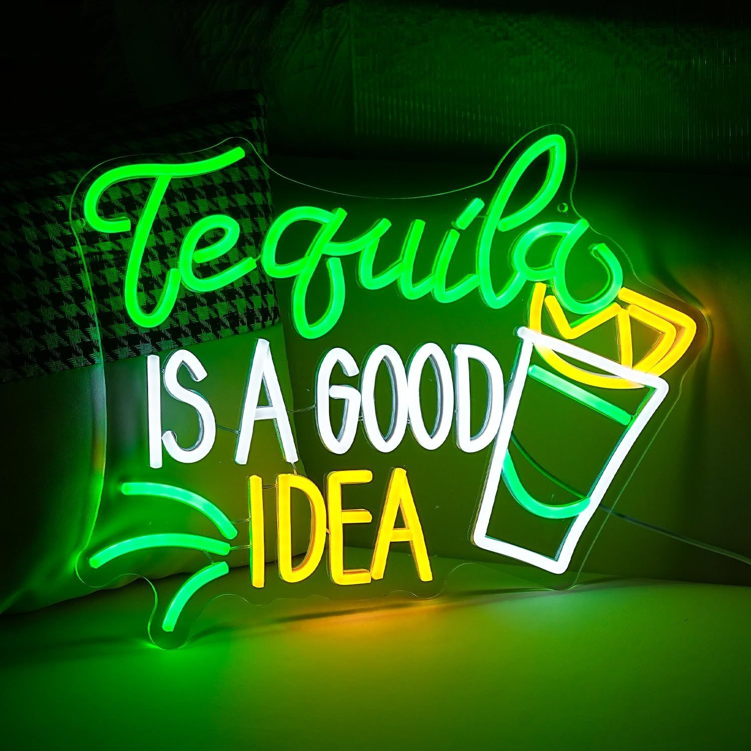 Tequila Is A Good Idea Neon Si - Outdoor Lighting Decor Ideas recension och pris