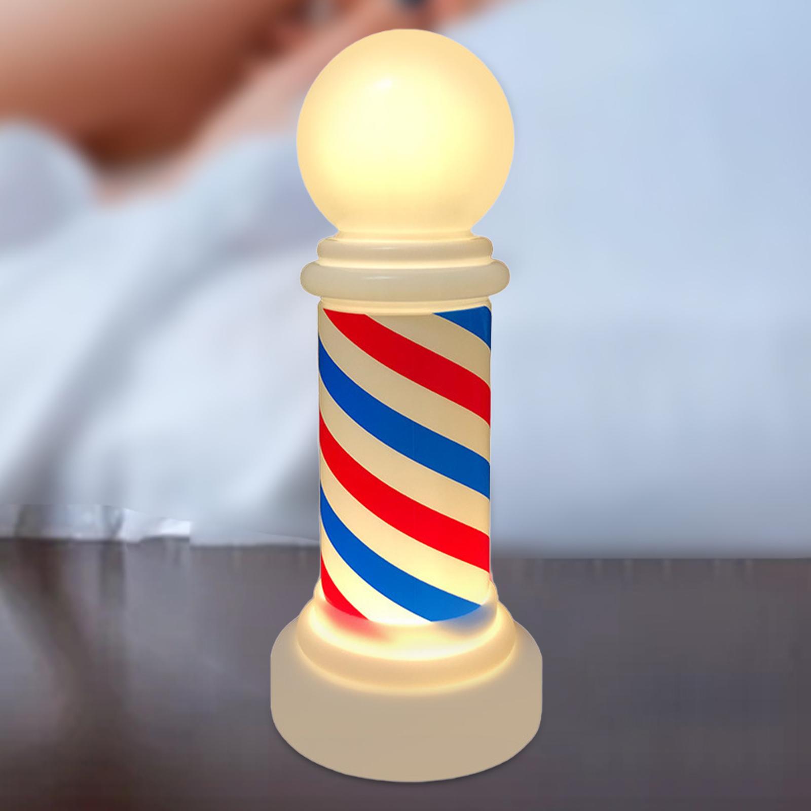 Barber Sign Rotating LED Lamp  - Decor Lighting Solution recension och pris