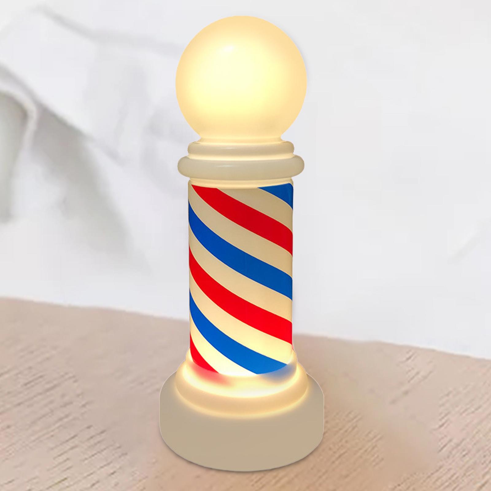 Barber Sign Rotating LED Lamp  - Decor Lighting Solution recension och pris