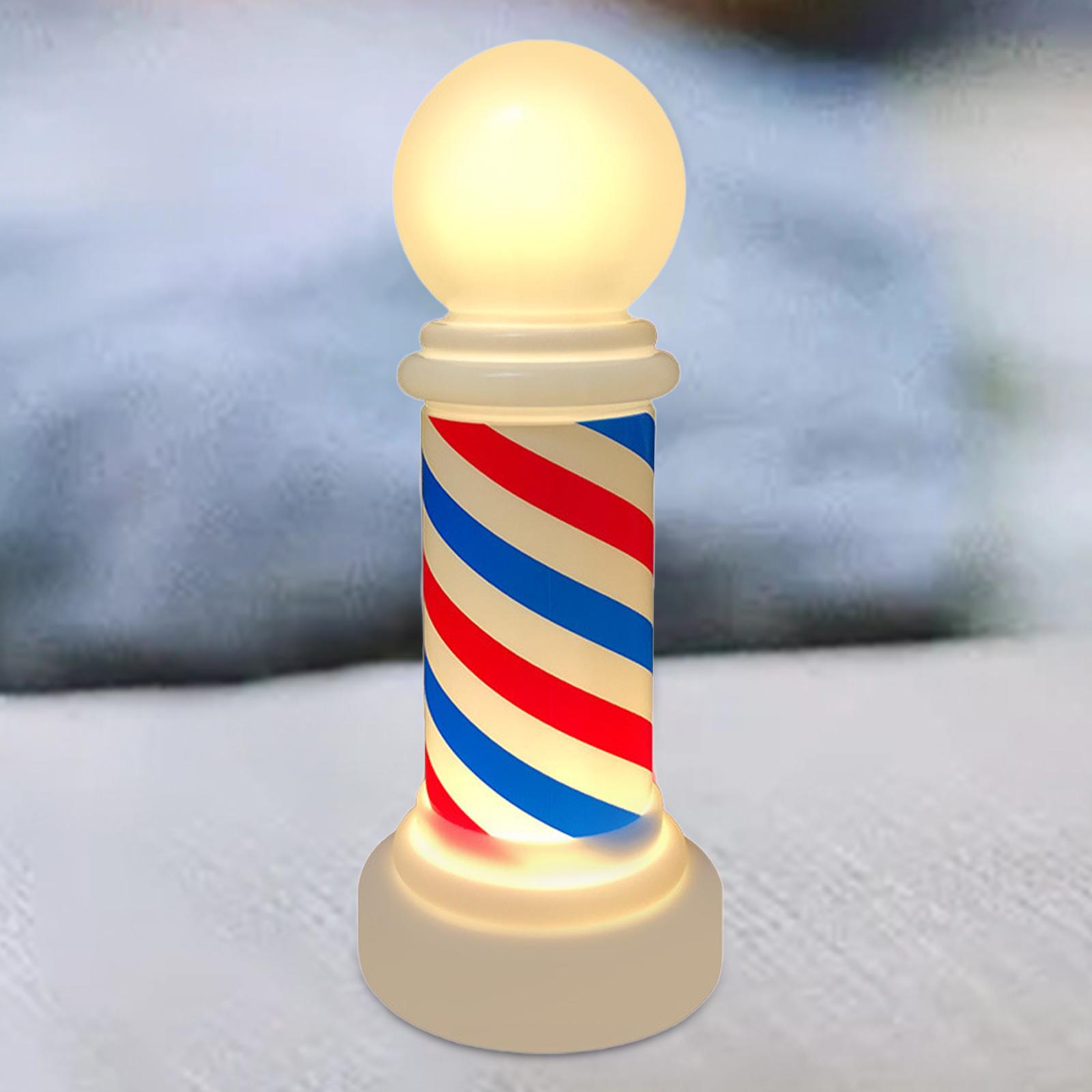 Barber Sign Rotating LED Lamp  - Decor Lighting Solution recension och pris