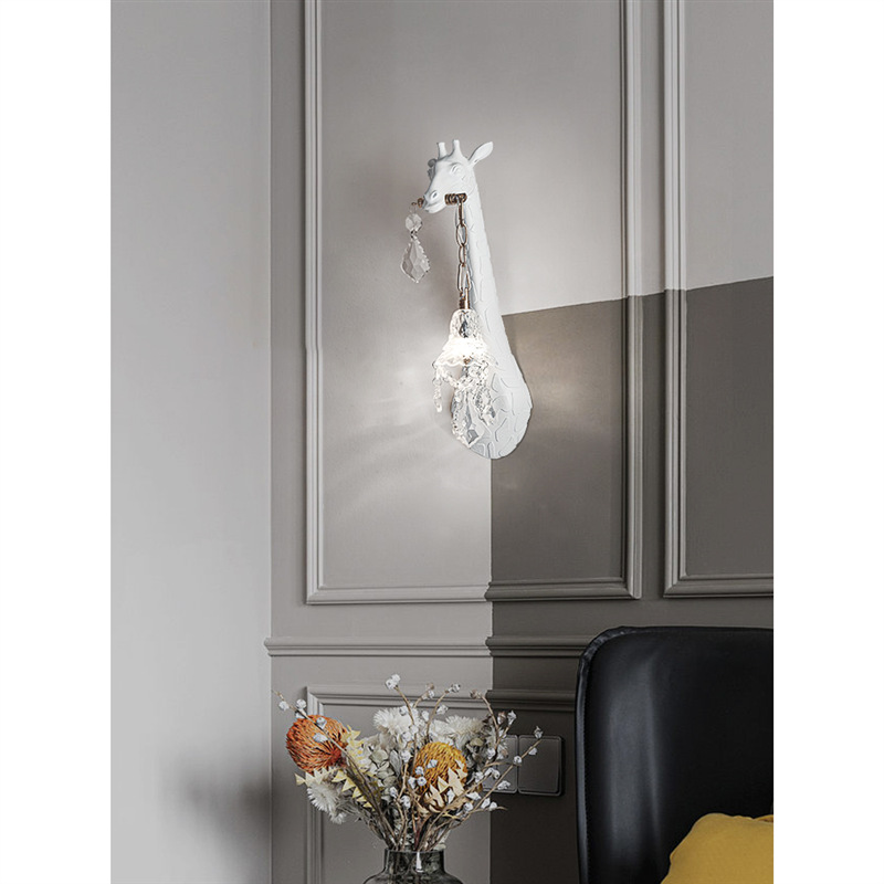 Modern Creative Resin Giraffe  - Lighting Decoration On Wall recension och pris