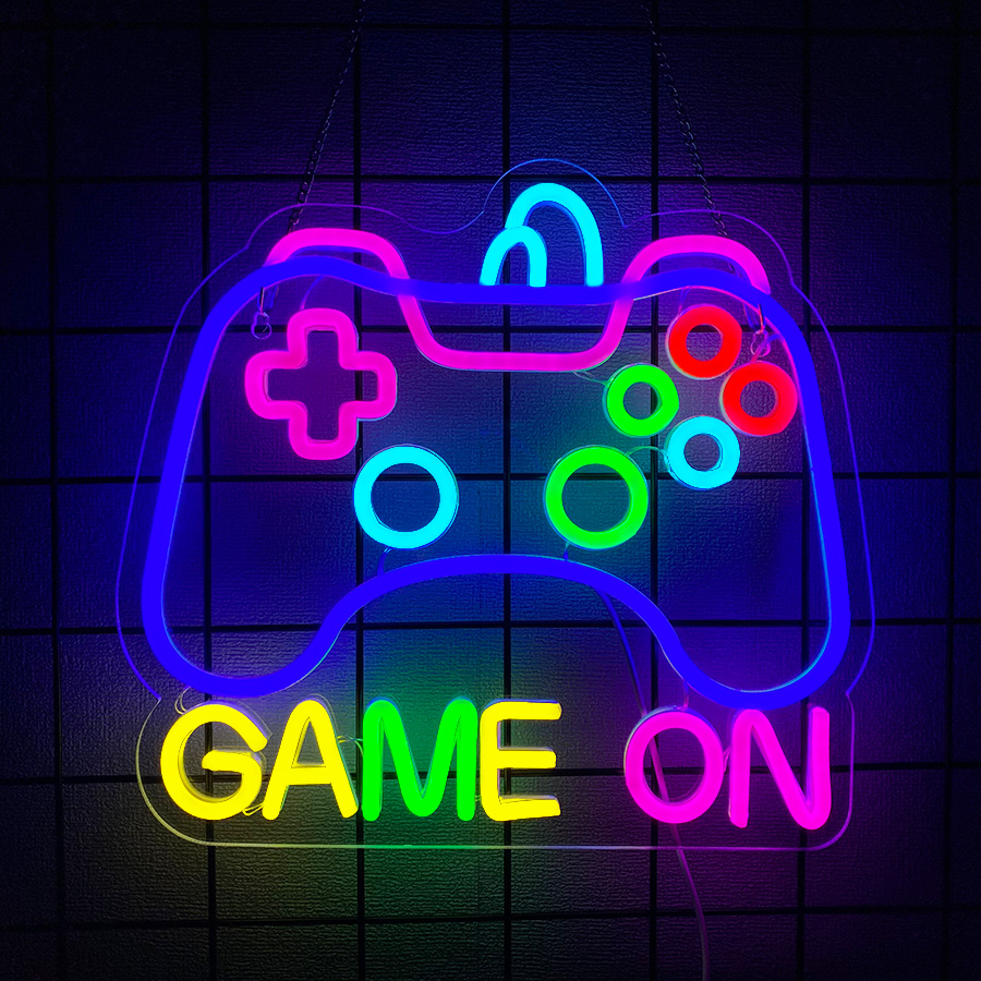 Game On Series Neon Sign For W - Lighting Decoration On Wall recension och pris