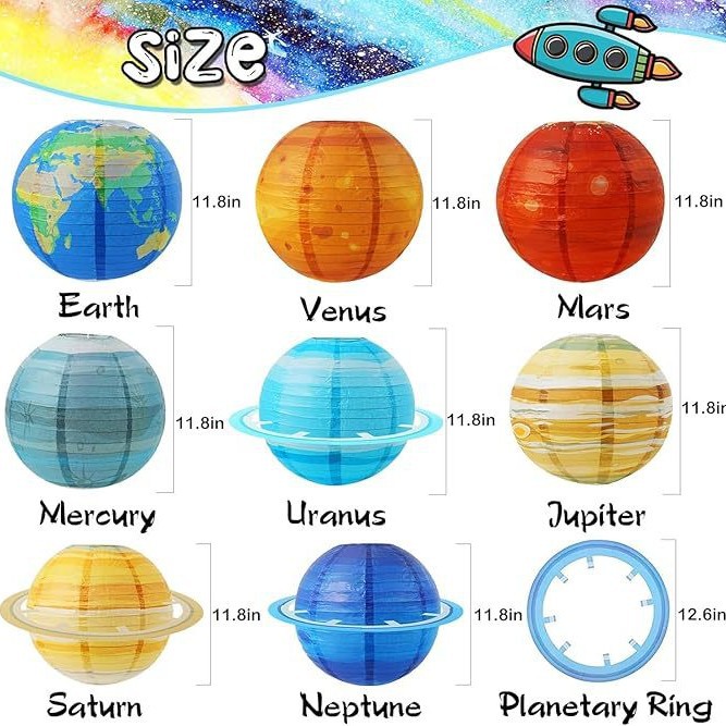 Solar System Creative Planet P - Lantern Paper Solar recension och pris