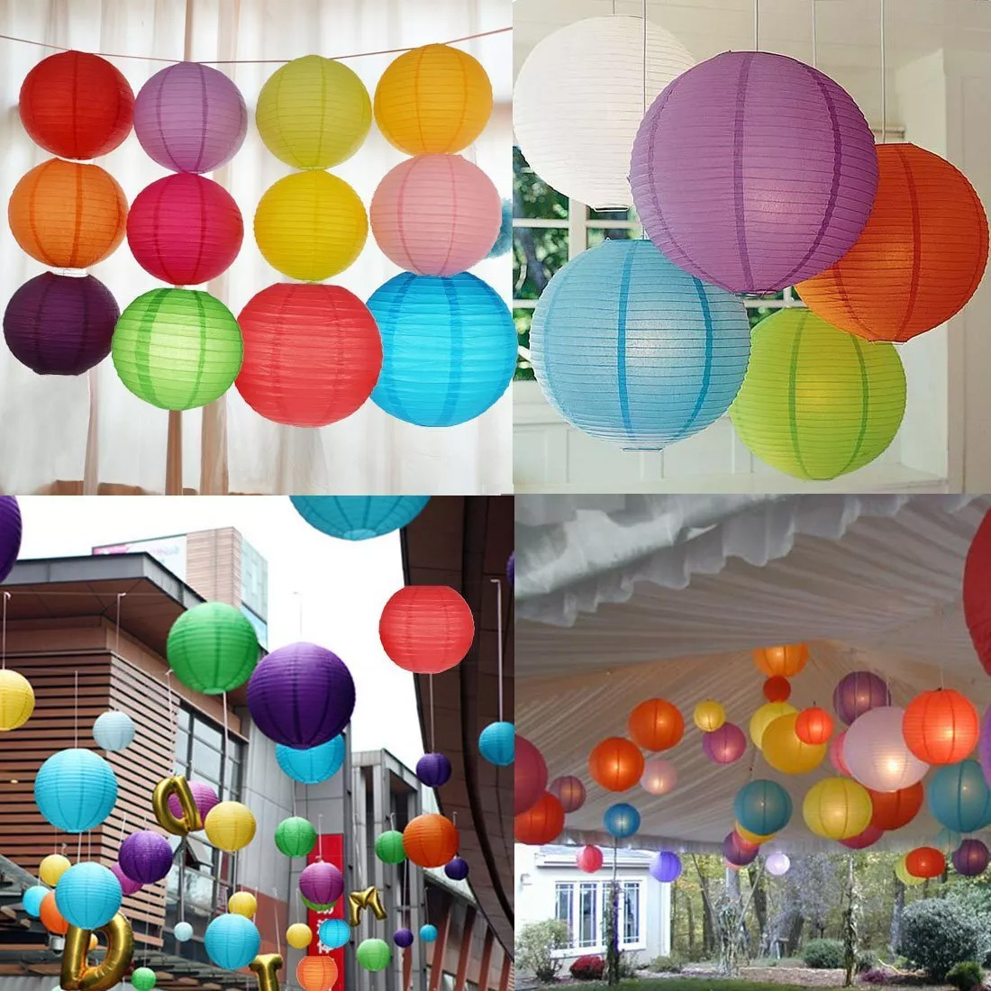 Paper Lanterns (8-Inch (20 cm) - Lantern Paper Solar recension och pris