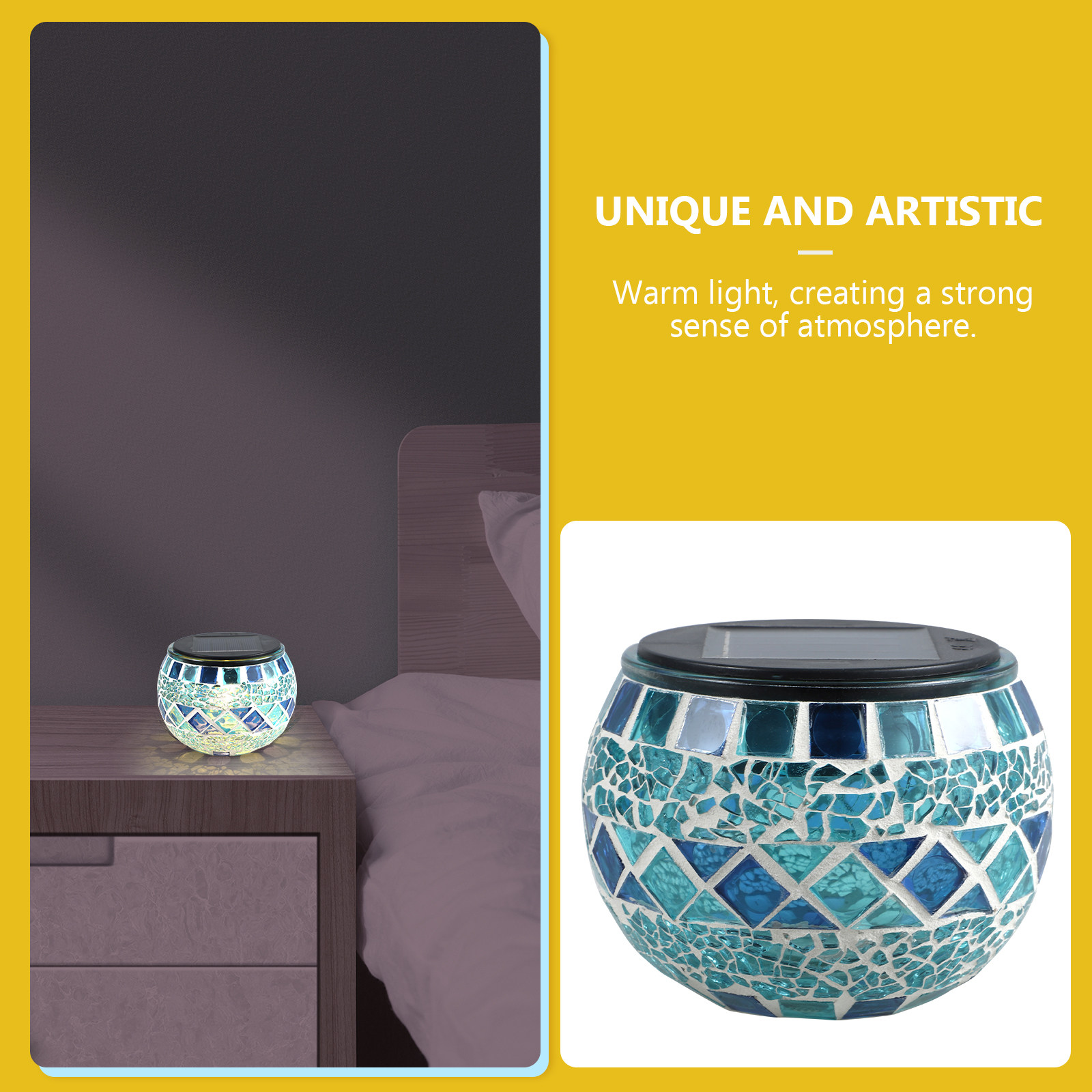 Mosaic Light Solar Glass Decor - Decor Lighting Solution recension och pris