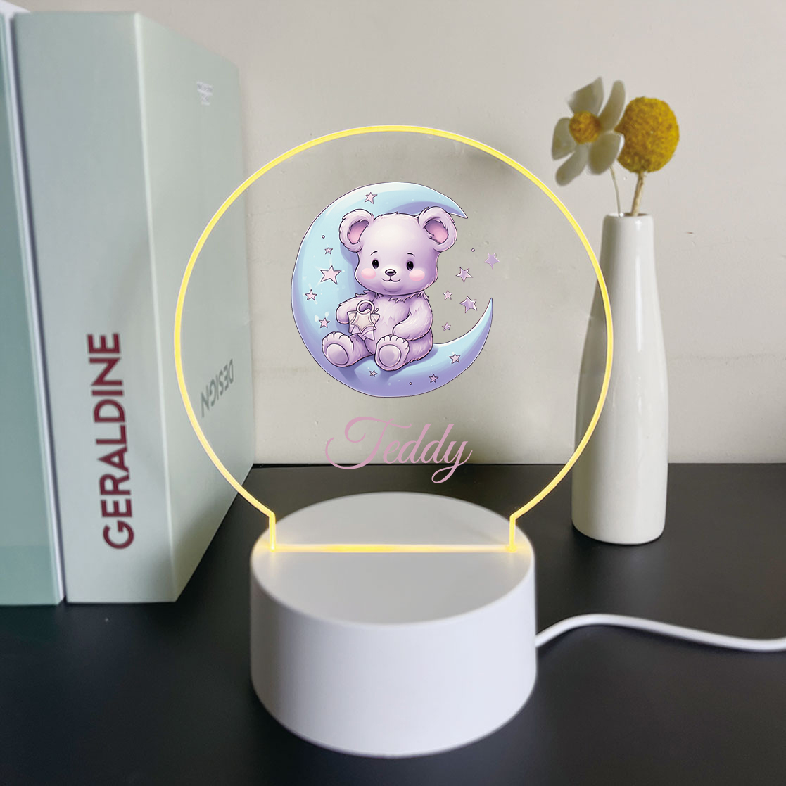 1pc Personalize Custom Moon be - Led Moon Lamp recension och pris