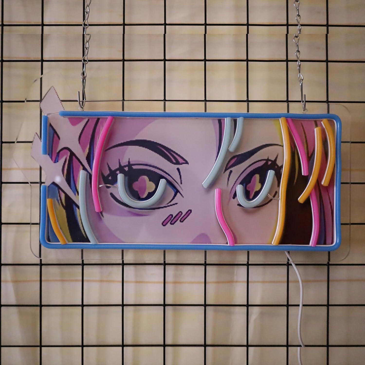 Passionate Eyes Neon Sign USB  - Garage Lighting Decor recension och pris
