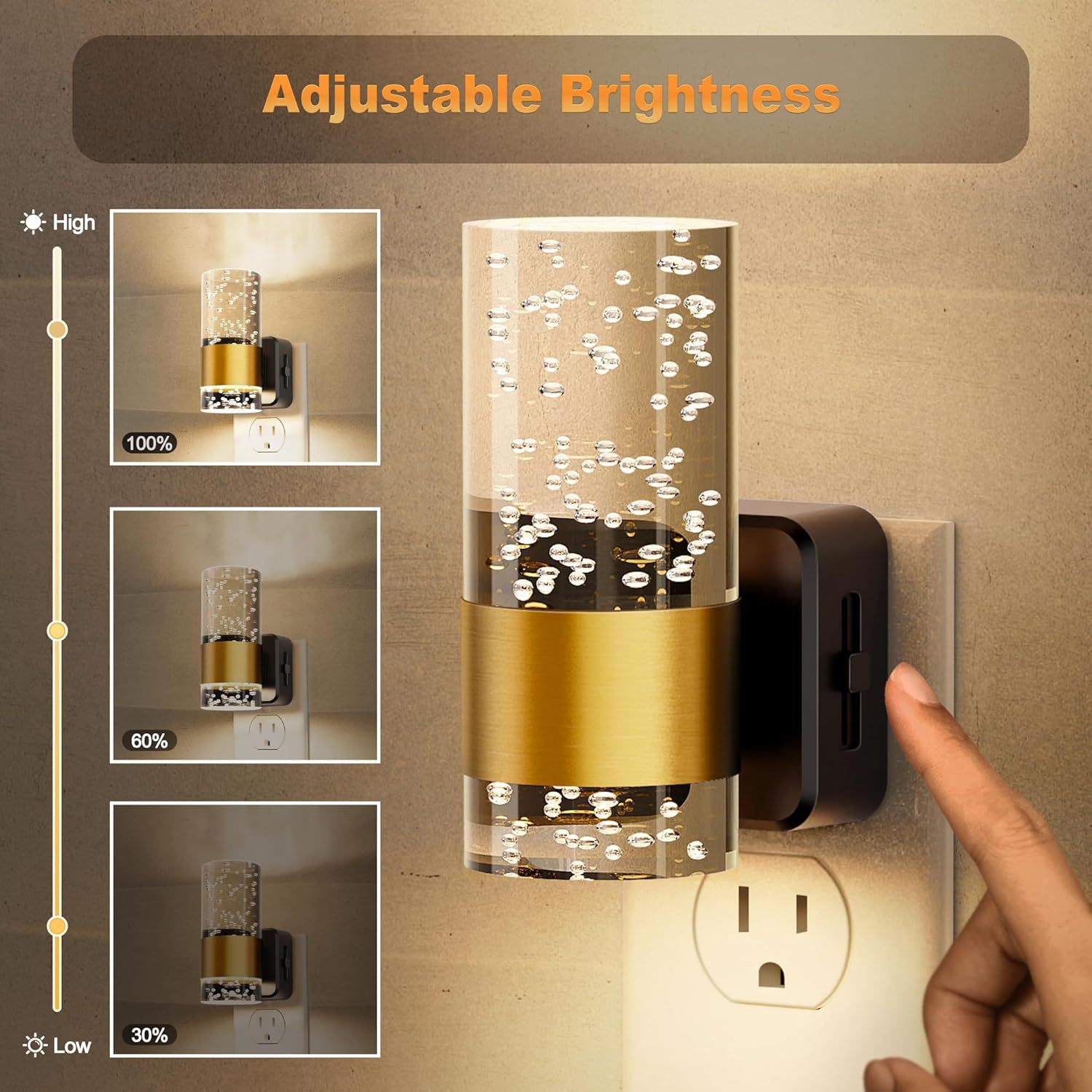 1Pcs Plug-in  LED Wall Light,  - Decor Lighting Solution recension och pris