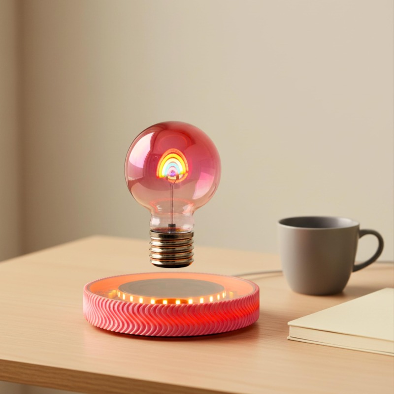 Levitating Floating Wireless L - Led Moon Lamp recension och pris