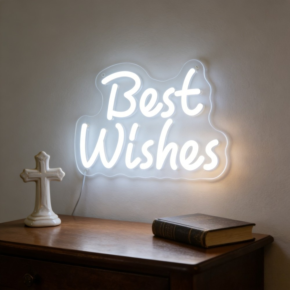 Best Wishes Dimmable LED Neon  - Outdoor Lighting Decor Ideas recension och pris