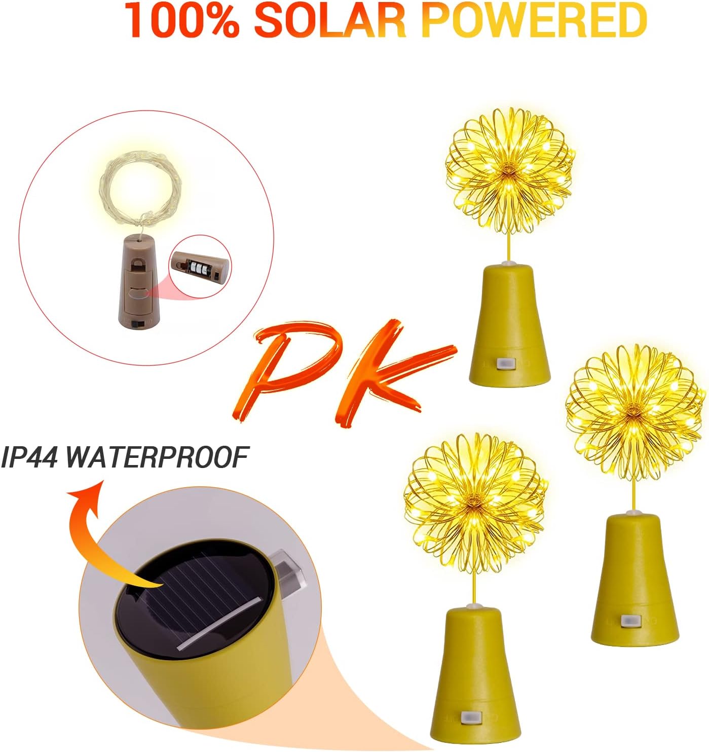 10/20LEDs Solar Wine Bottle St - Lantern Paper Solar recension och pris