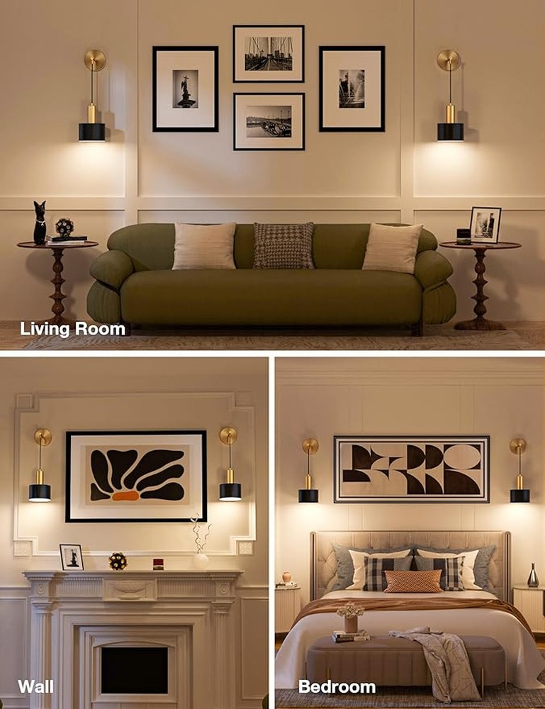 Gold Sconces Wall Decor Set Of - Decor Lighting Solution recension och pris