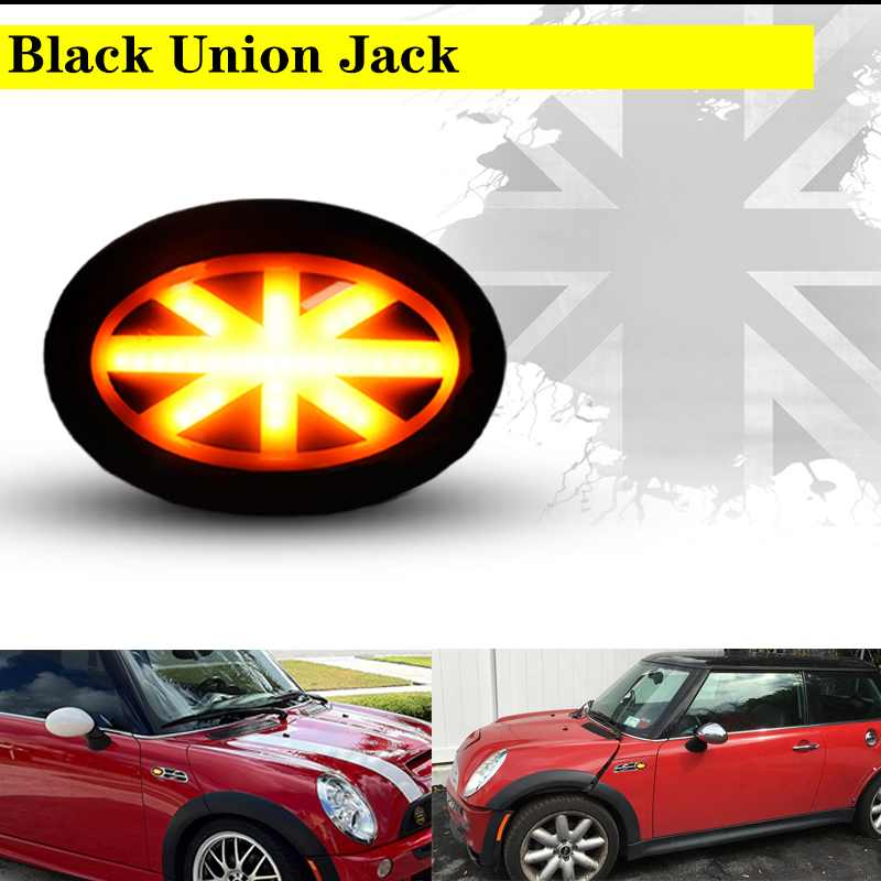 2PCS Union Jack Smoked Lens Am - Union Lighting & Decor Collabs recension och pris