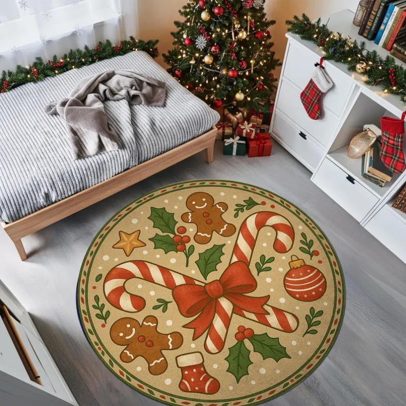 3D Christmas Village Rug Winte - Outdoor Lighting Decor Ideas recension och pris