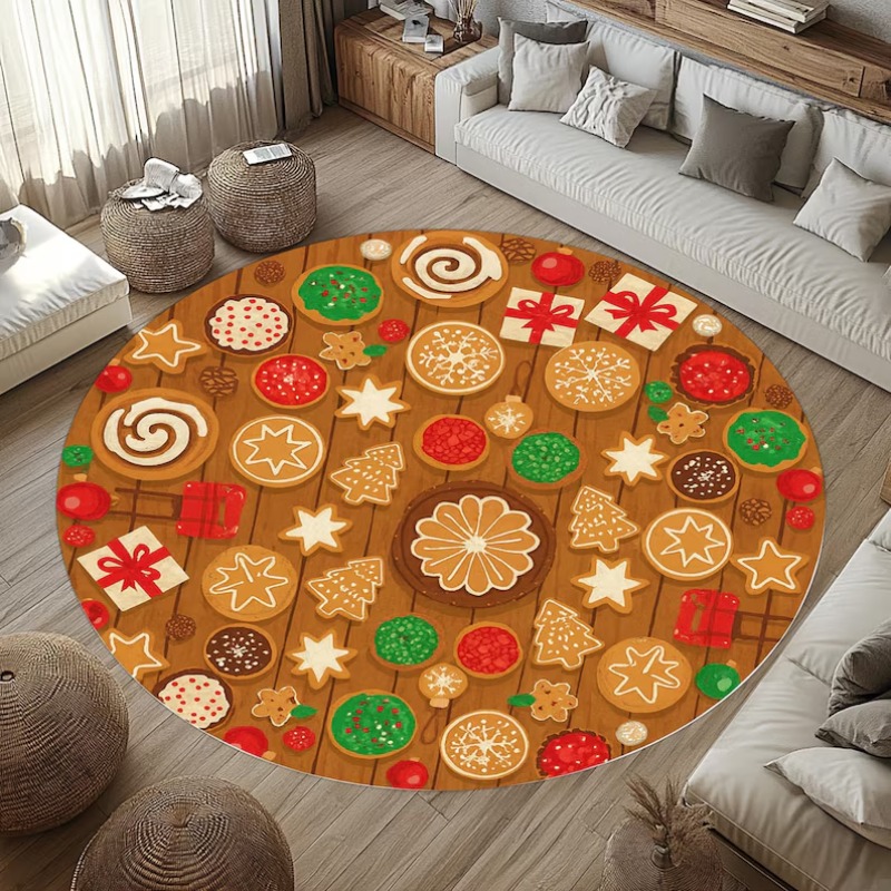 3D Christmas Village Rug Winte - Outdoor Lighting Decor Ideas recension och pris