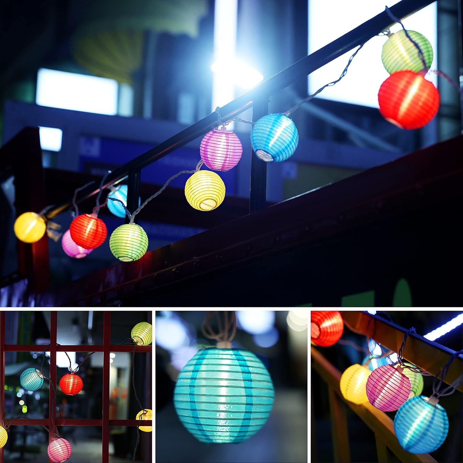 Solar Lantern String Lights Ou - Lantern Paper Solar recension och pris