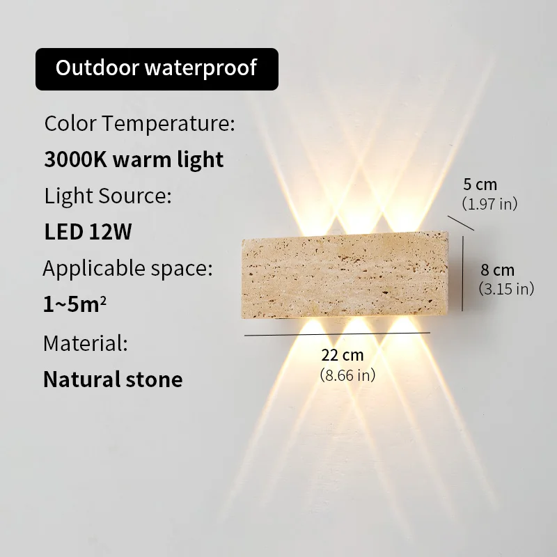 Wabi-sabi LED Wall Lamp Garden - Foyer Lighting Wall Decor recension och pris