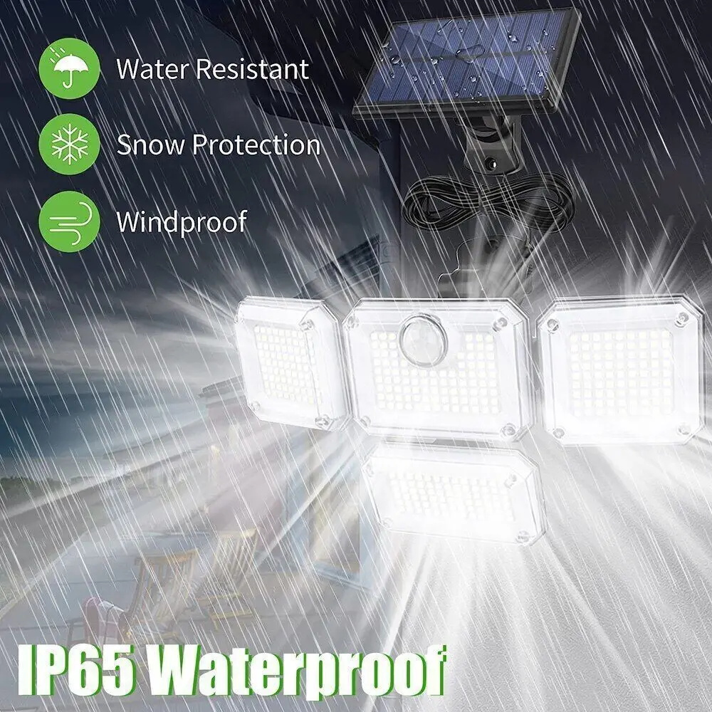 333 LED Solar Outdoor Wall Lam - Garage Lighting Decor recension och pris