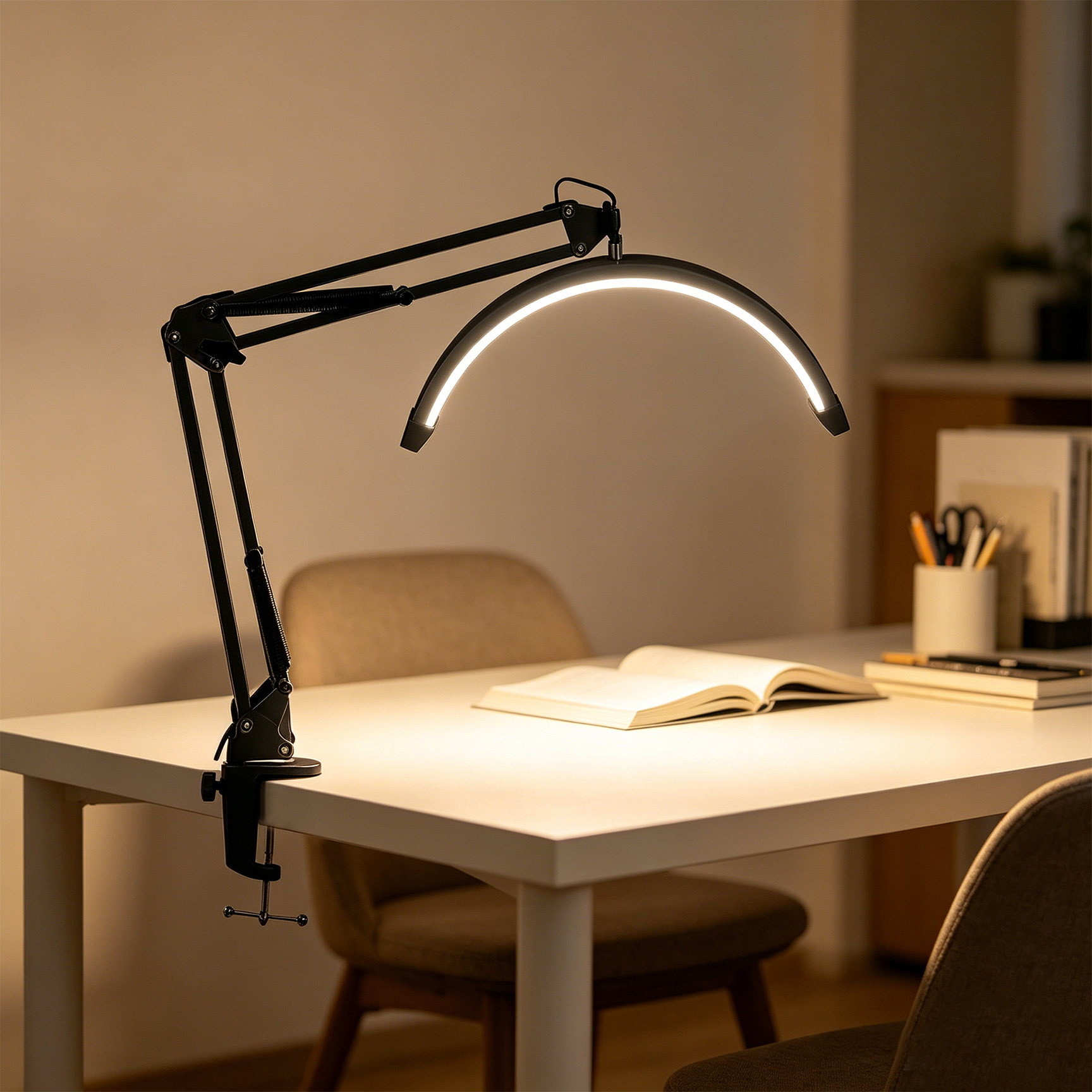 16in U-shaped Half-Moon Beauty - Led Moon Lamp recension och pris