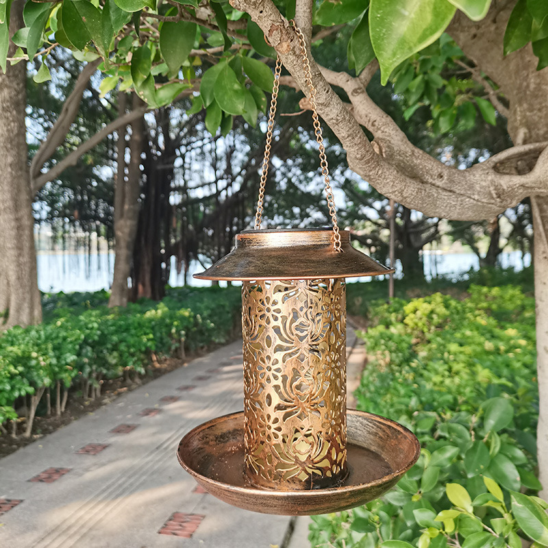 Hanging Bird House Metal Outdo - Outdoor Lighting Decor Ideas recension och pris
