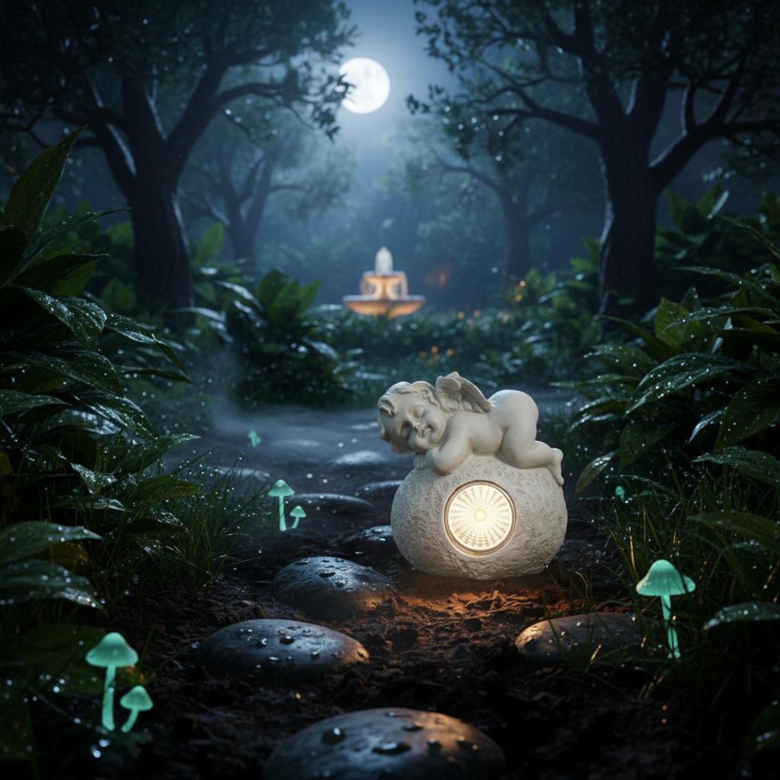 Lying Angel Light Resin Made H - Home Lighting And Decor recension och pris
